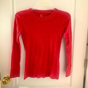 Gap long sleeve pink shirt